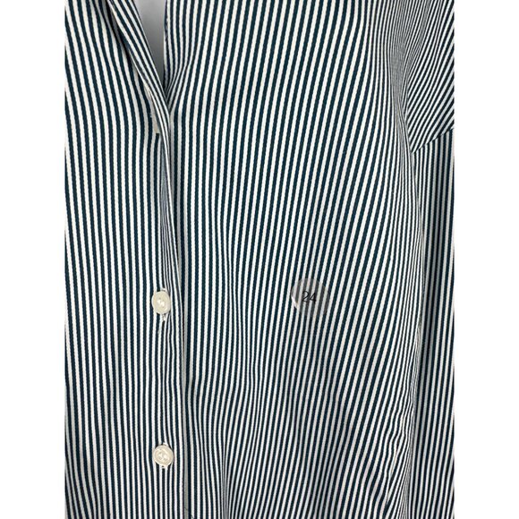 Lane Bryant No Peek Collection Button Down Long Sleeve Shirt Size 24 - Picture 2 of 12